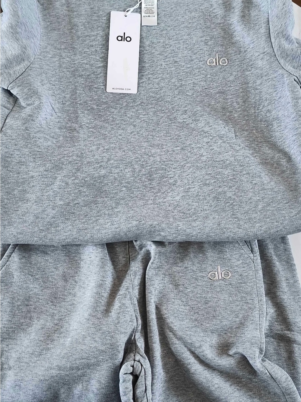 ALO Yoga grey women’s matching set